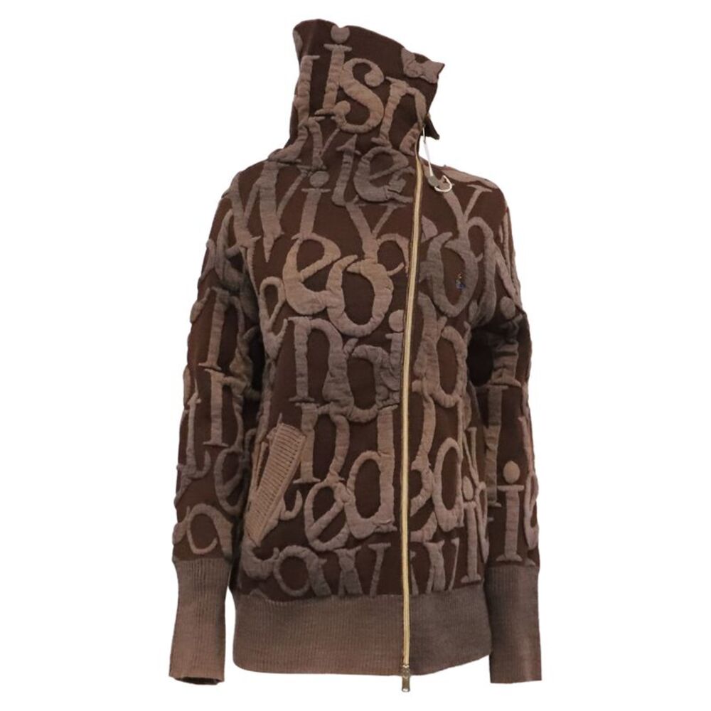 Vivienne Westwood Nicola Oversized Jacket in Brown Wool